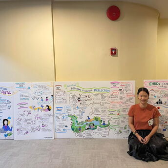 Graphic Recording for Environmental Human Rights Defenders Forum by Artipania